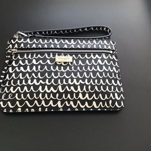 Kate Spade Shore Street Black & White Wristlet